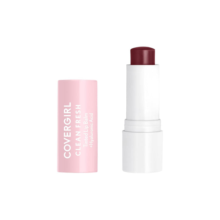 Bálsamo labial con color Clean Fresh de CoverGirl | Fórmula vegana | Hidratante | Acabado natural, libre de crueldad animal, Bliss You Berry | 1 unidad