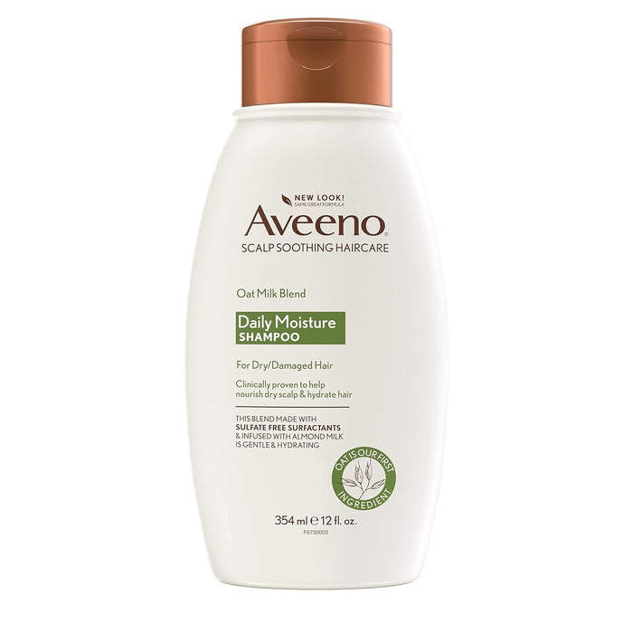 Shampoing sans sulfate au lait d'avoine Aveeno Farm-Fresh avec flocons d'avoine colloïdaux et lait d'amande