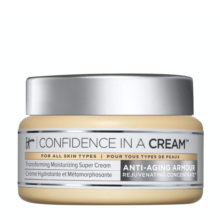 Crème hydratante anti-âge pour le visage Confidence in a Cream de IT Cosmetics – Réduit visiblement les ridules, les rides et les signes de vieillissement cutané