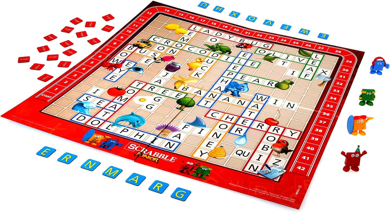 Jeu de société Scrabble Junior de Hasbro Gaming | 2 à 4 joueurs | Famille