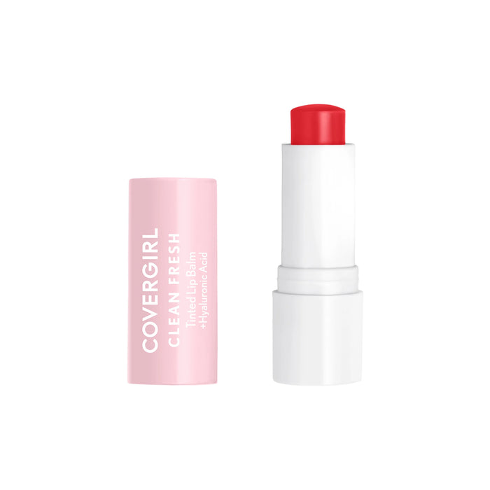 Bálsamo labial con color Clean Fresh de CoverGirl | Fórmula vegana | Hidratante | Acabado natural, libre de crueldad animal, Bliss You Berry | 1 unidad