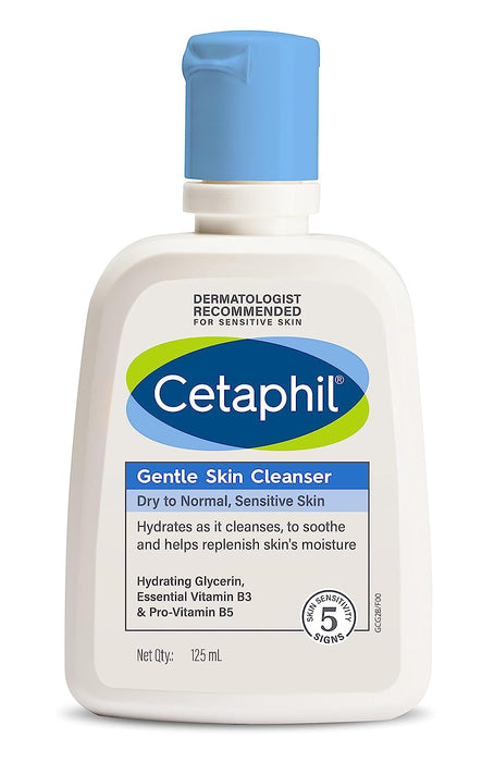 Cetaphil Face Wash, Hydrating Gentle Skin Cleanser for Dry to Normal Sensitive Skin