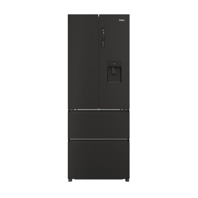 Haier FD 70 Series 5 444L No Frost Freestanding Fridge Freezer in Black | HFR5719EWPB