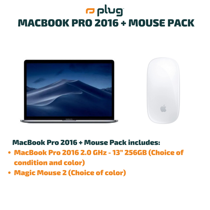 Pack MacBook Pro 2016 + souris